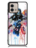 Captain America Watercolor Motorola Moto G Stylus 5G 2023 Case OV1797