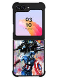 Captain America Watercolor Samsung Galaxy Z Flip 5 5G 2023 Case OV1797