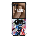Captain America Watercolor Motorola Moto RAZR Plus 2025 Case OV1797