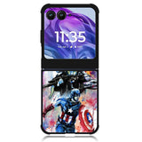 Captain America Watercolor Motorola Moto Razr Plus 2024 , Moto Razr+ 2024 Case OV1797
