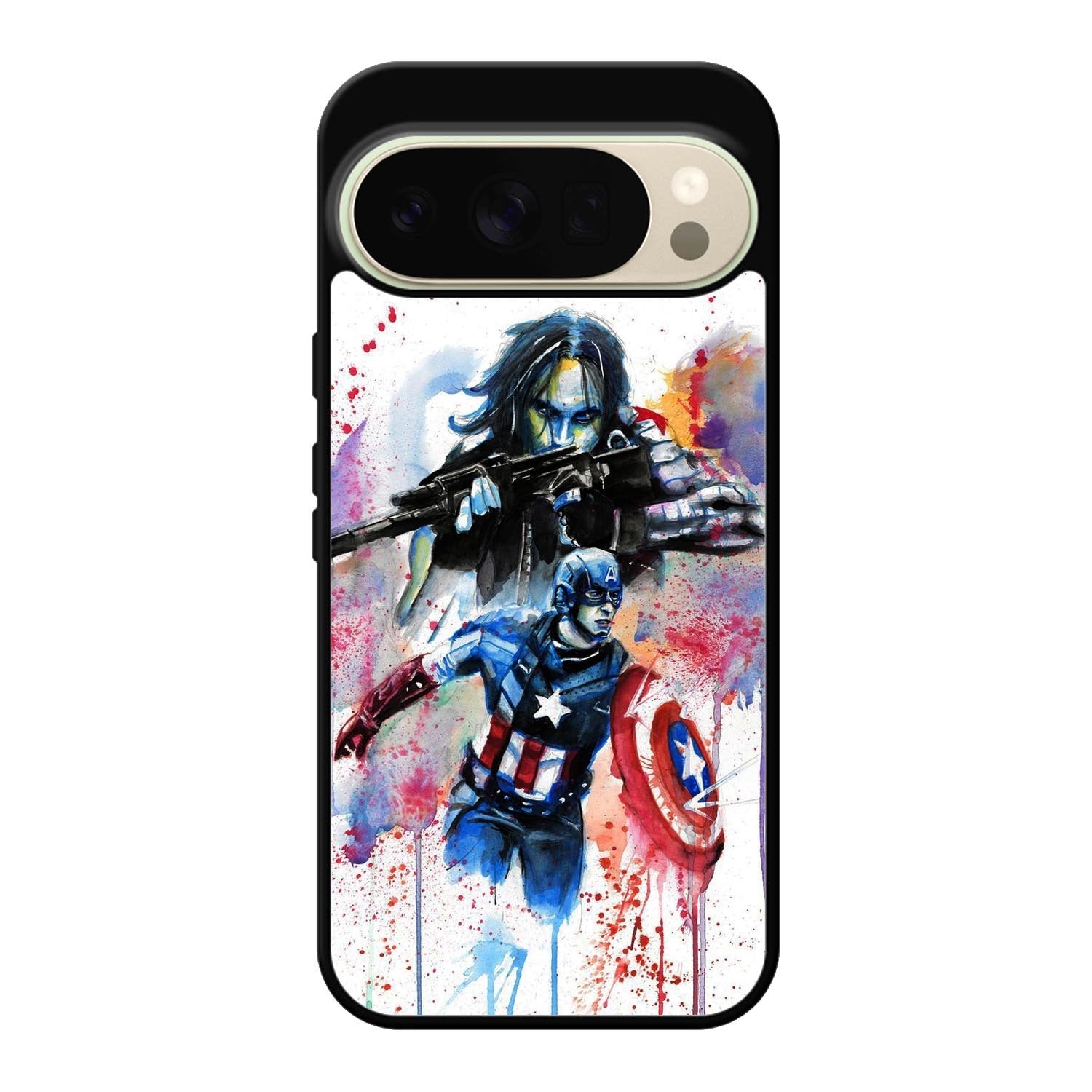 Captain America Watercolor Google Pixel 10 Pro XL Case OV1797