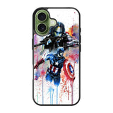 Captain America Watercolor iPhone 17 Case OV1797