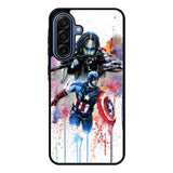 Captain America Watercolor Samsung Galaxy A17 Case OV1797