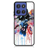 Captain America Watercolor Motorola Moto G Stylus 5G 2025 Case OV1797