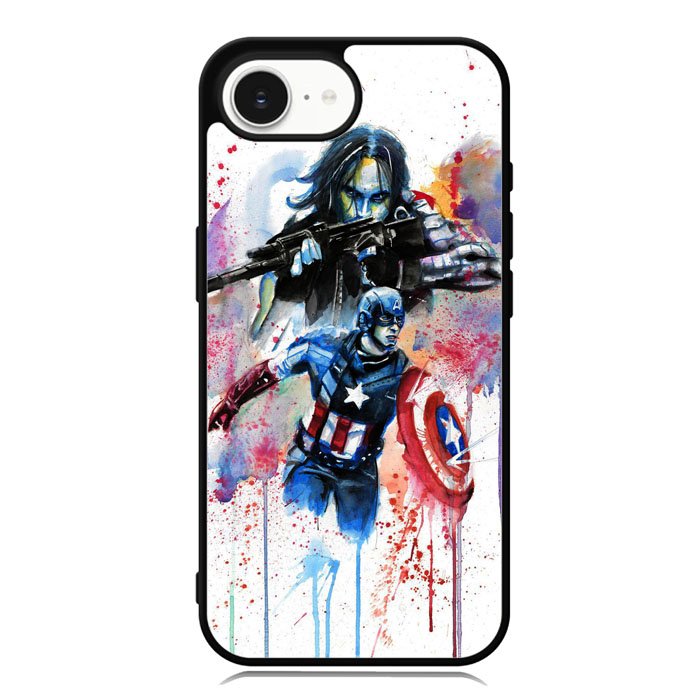 Captain America Watercolor iPhone 16e Case OV1797