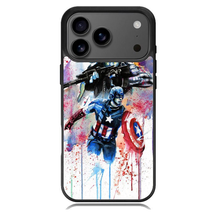 Captain America Watercolor Samsung Galaxy S26 Ultra Case OV1797