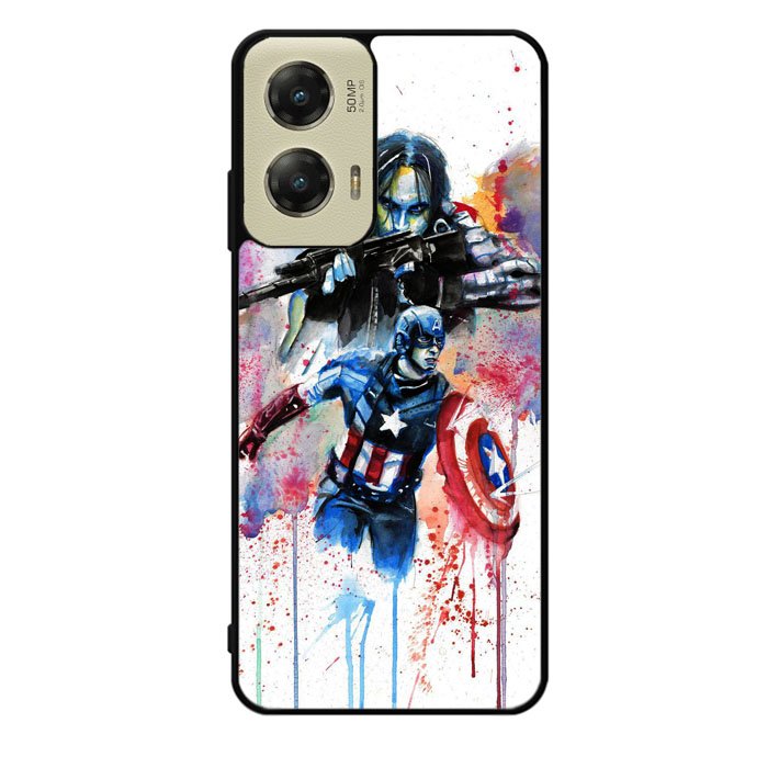 Captain America Watercolor Motorola Moto G Stylus 5G 2024 Case OV1797