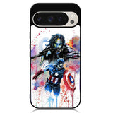 Captain America Watercolor Google Pixel 9 | Pixel 9 Pro Case OV1797