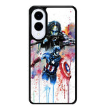 Captain America Watercolor Samsung Galaxy S25 Edge 5G Case OV1797