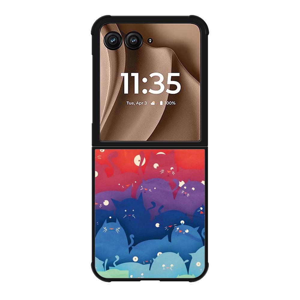 Full Color Mew Motorola Moto RAZR Plus 2025 Case OV1803