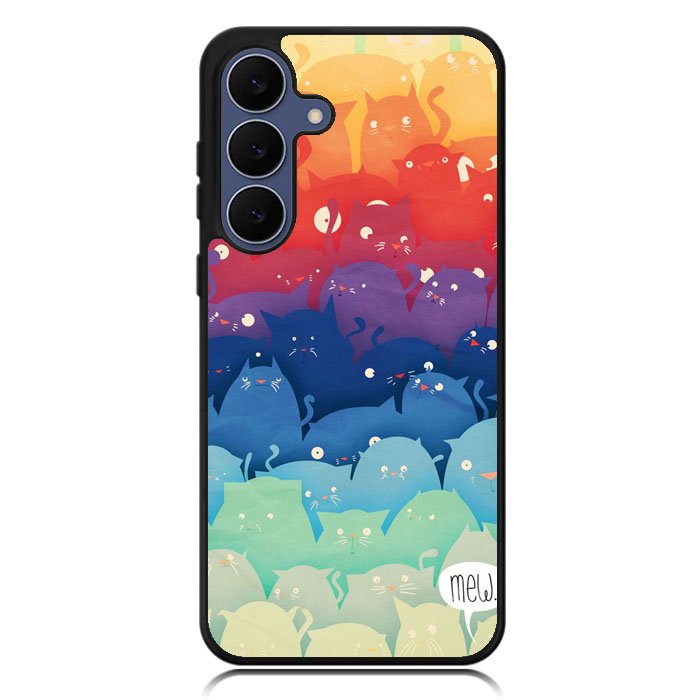 Full Color Mew Samsung Galaxy S25 FE Case OV1803