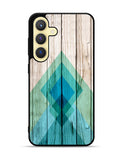Simple Aztec on Wood Samsung Galaxy S25 Plus 5G , Samsung Galaxy S25+ 5G Case OV1806