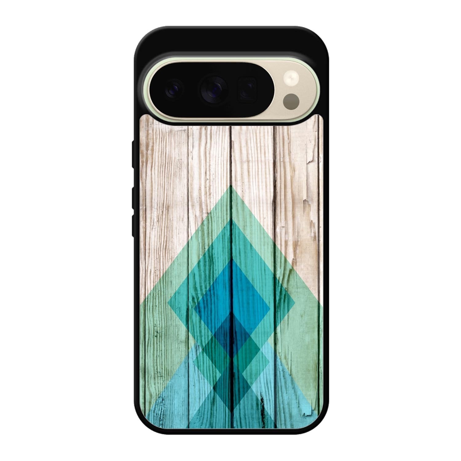 Simple Aztec on Wood Google Pixel 10 Pro XL Case QC1806