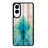 Simple Aztec on Wood Samsung Galaxy S25 Edge 5G Case OV1806