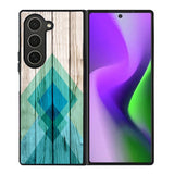 Simple Aztec on Wood Samsung Galaxy Z Fold 6 5G 2024 Case OV1806