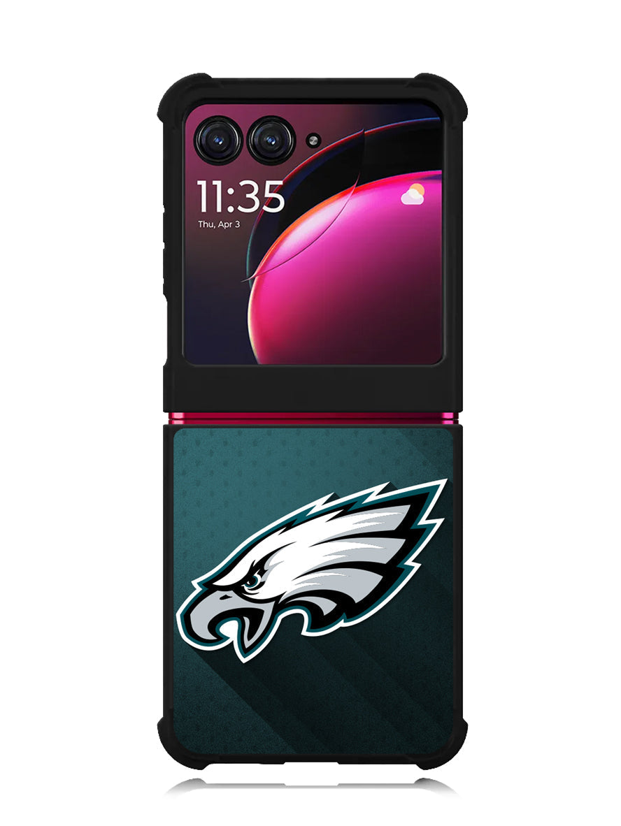 Philadelphia Eagles Logo American Football Motorola Moto Razr Plus 2023 , Moto Razr+ 2023 Case