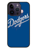 Dodgers Full Baseball League Logo iPhone 14 Pro Case