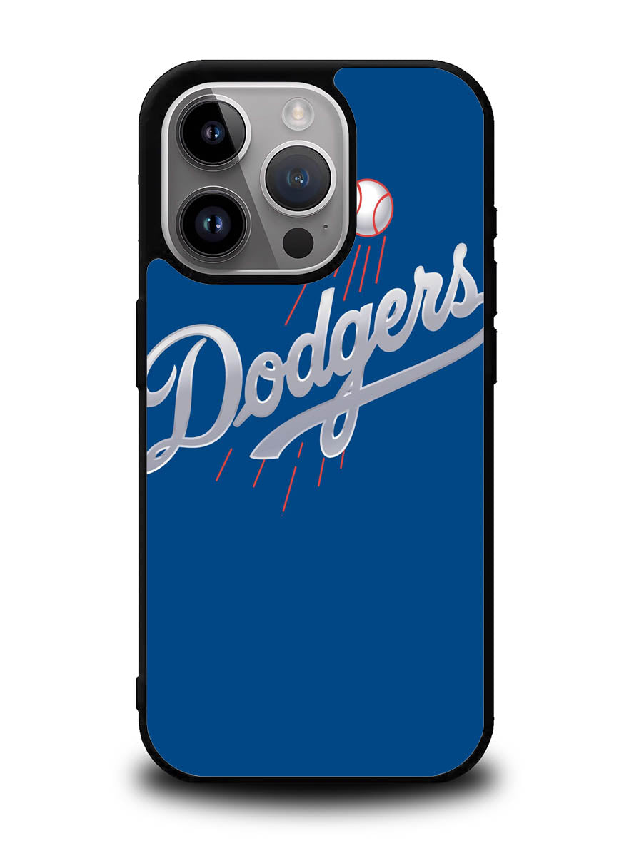 Dodgers Full Baseball League Logo iPhone 16 Pro Max Case