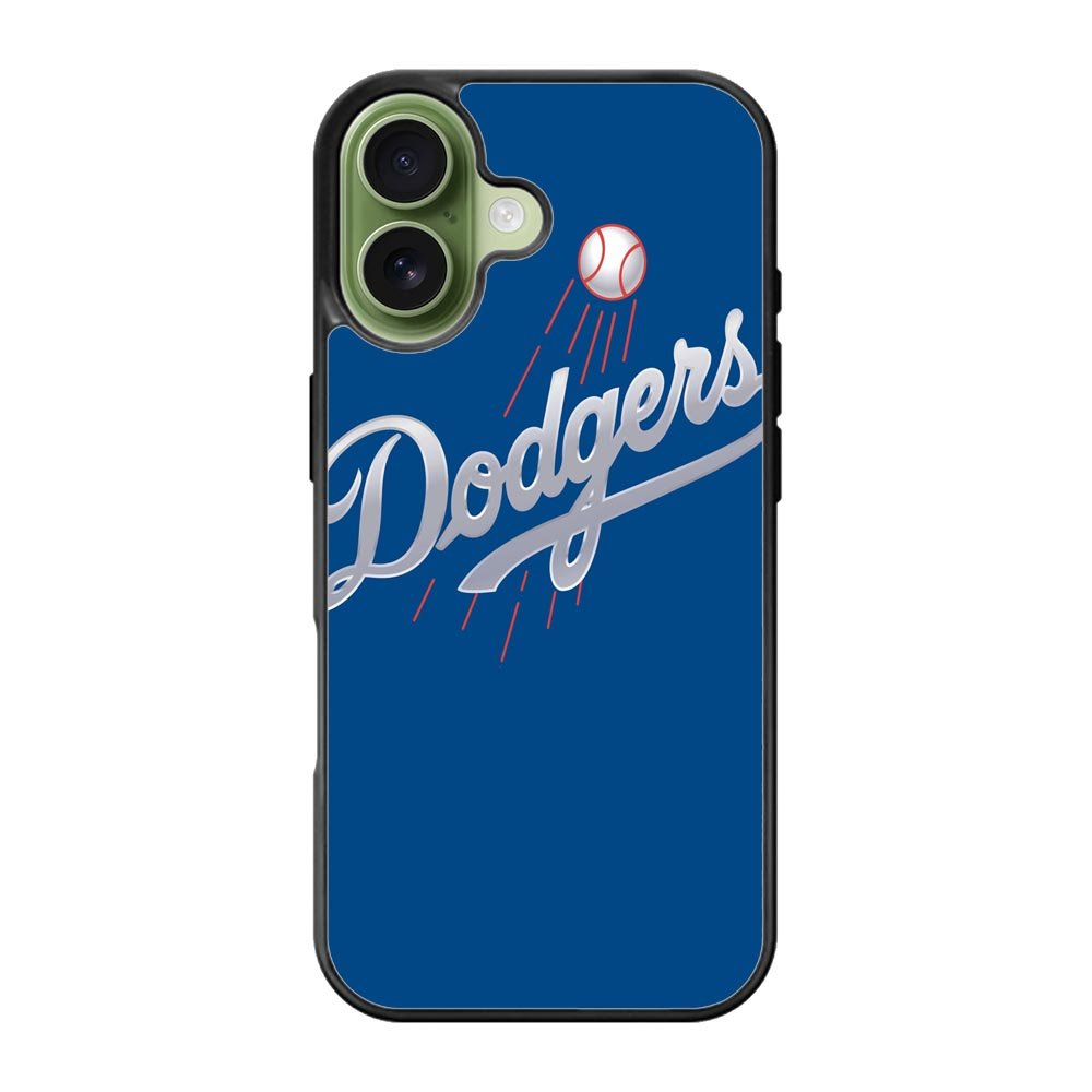 Dodgers Full Baseball League Logo iPhone 17 Case