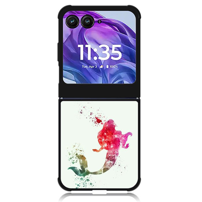 Ariel Tattoos Disney Princess Cartoon Motorola Moto Razr Plus 2024 , Moto Razr+ 2024 Case OV1820