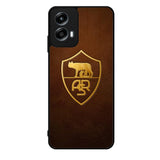 AS Roma Leather Logo Soccer Motorola Moto G Play 2024 Case OV1821