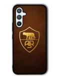 AS Roma Leather Logo Soccer Samsung Galaxy A14 5G Case QC1821