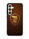 AS Roma Leather Logo Soccer Samsung Galaxy S25 Plus 5G , Samsung Galaxy S25+ 5G Case OV1821