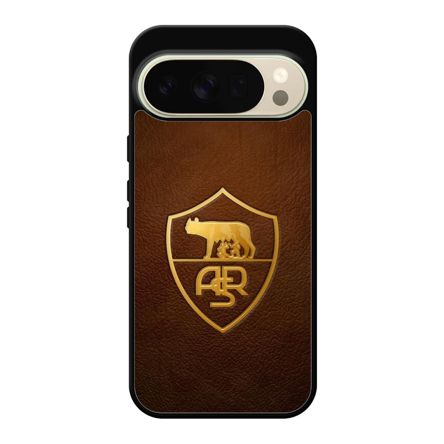 AS Roma Leather Logo Soccer Google Pixel 10 Pro Case QC1821