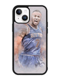 Carmelo Anthony NY7 Blue Basket Ball iPhone 14 Plus Case QC1823