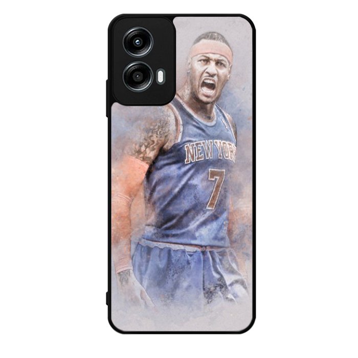 Carmelo Anthony NY7 Blue Basket Ball Motorola Moto G Play 2024 Case OV1823