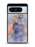 Carmelo Anthony NY7 Blue Basket Ball Google Pixel 8 Pro Case QC1823