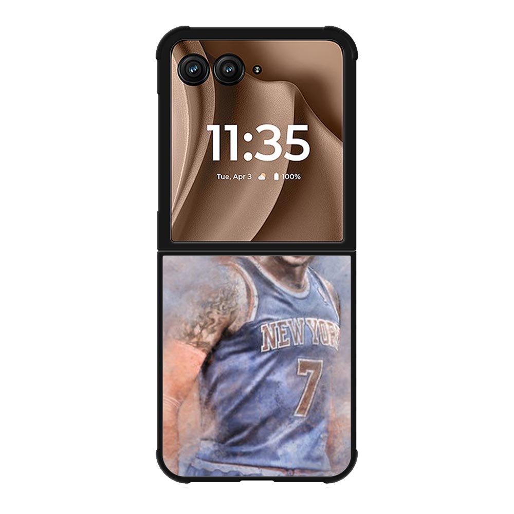 Carmelo Anthony NY7 Blue Basket Ball Motorola Moto RAZR Plus 2025 Case OV1823