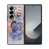 Carmelo Anthony NY7 Blue Basket Ball Samsung Galaxy Z Fold 7 5G Case QC1823