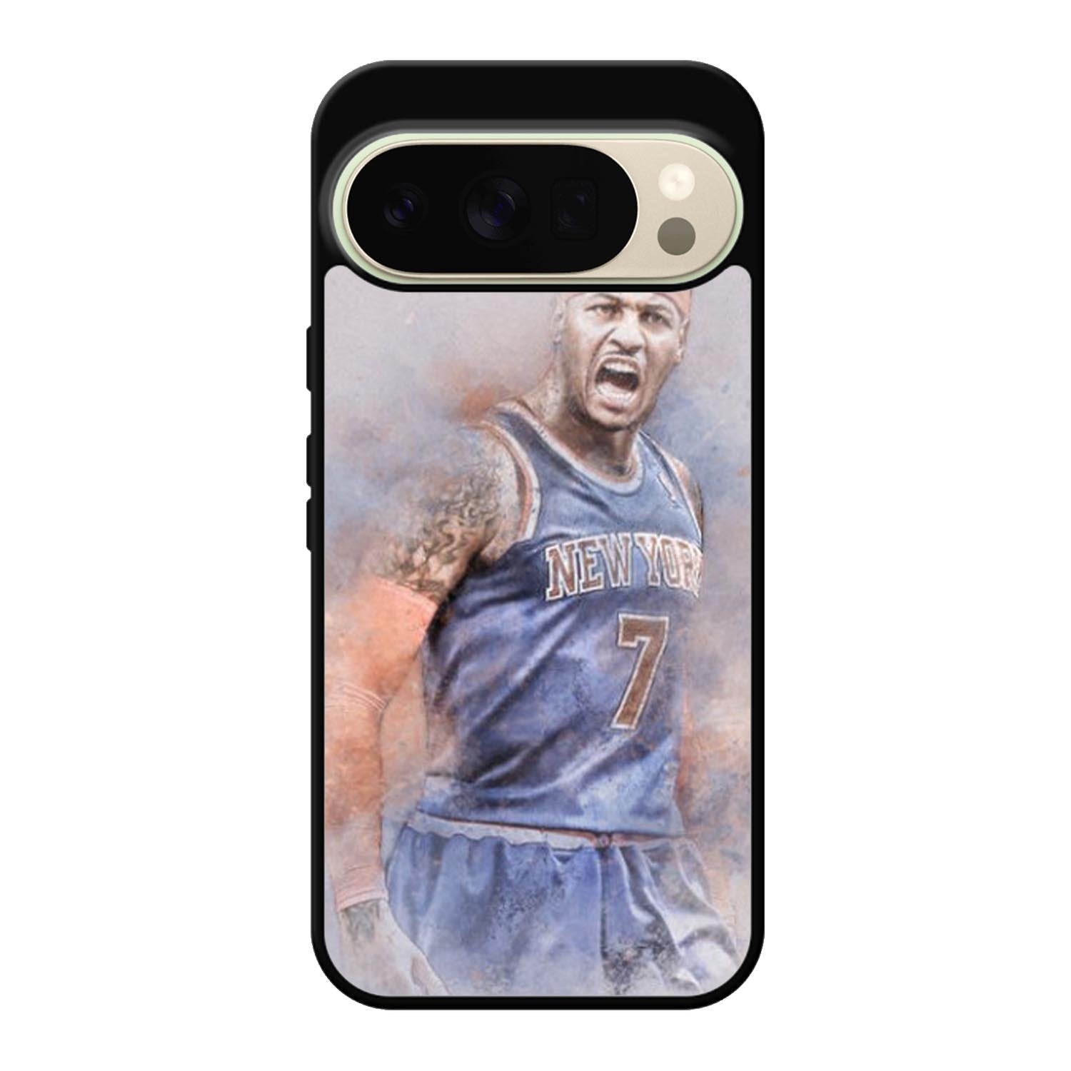 Carmelo Anthony NY7 Blue Basket Ball Google Pixel 10 Pro XL Case QC1823