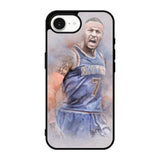 Carmelo Anthony NY7 Blue Basket Ball iPhone 17e Case OV1823