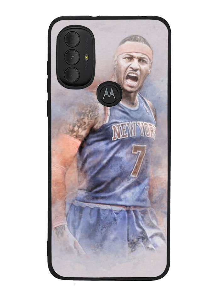Carmelo Anthony NY7 Blue Basket Ball Motorola Moto G Pure 2021 , Moto G Power 2022 Case OV1823
