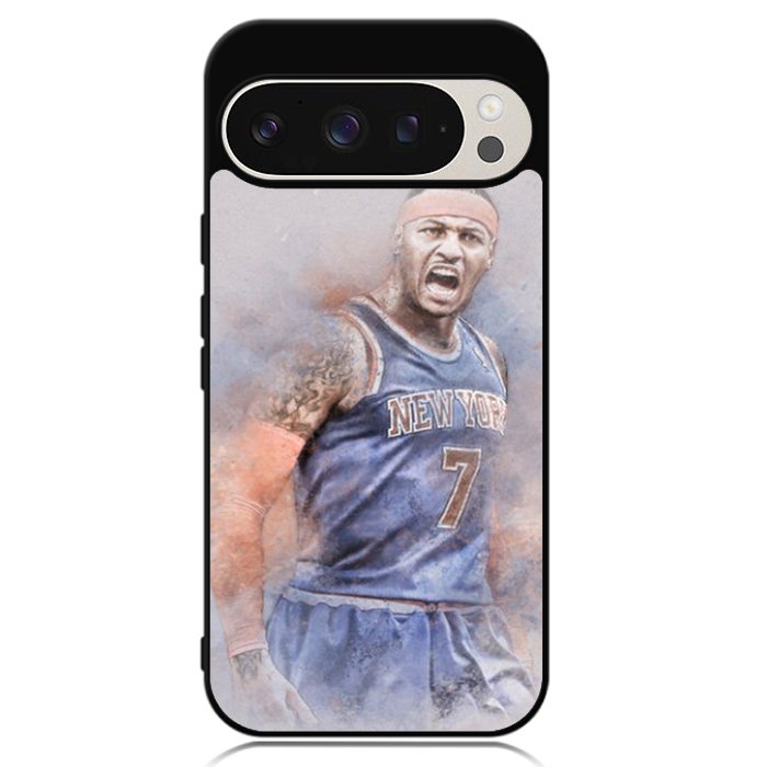 Carmelo Anthony NY7 Blue Basket Ball Google Pixel 9 | Pixel 9 Pro Case OV1823