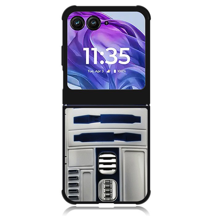 Blue R2d2 Star Wars 2nd Motorola Moto Razr Plus 2024 , Moto Razr+ 2024 Case