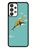 Black Friday offer Giraffe Riding Shark Samsung Galaxy A53 5G Case
