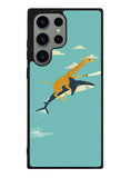 Black Friday offer Giraffe Riding Shark Samsung Galaxy S23 Ultra 5G Case