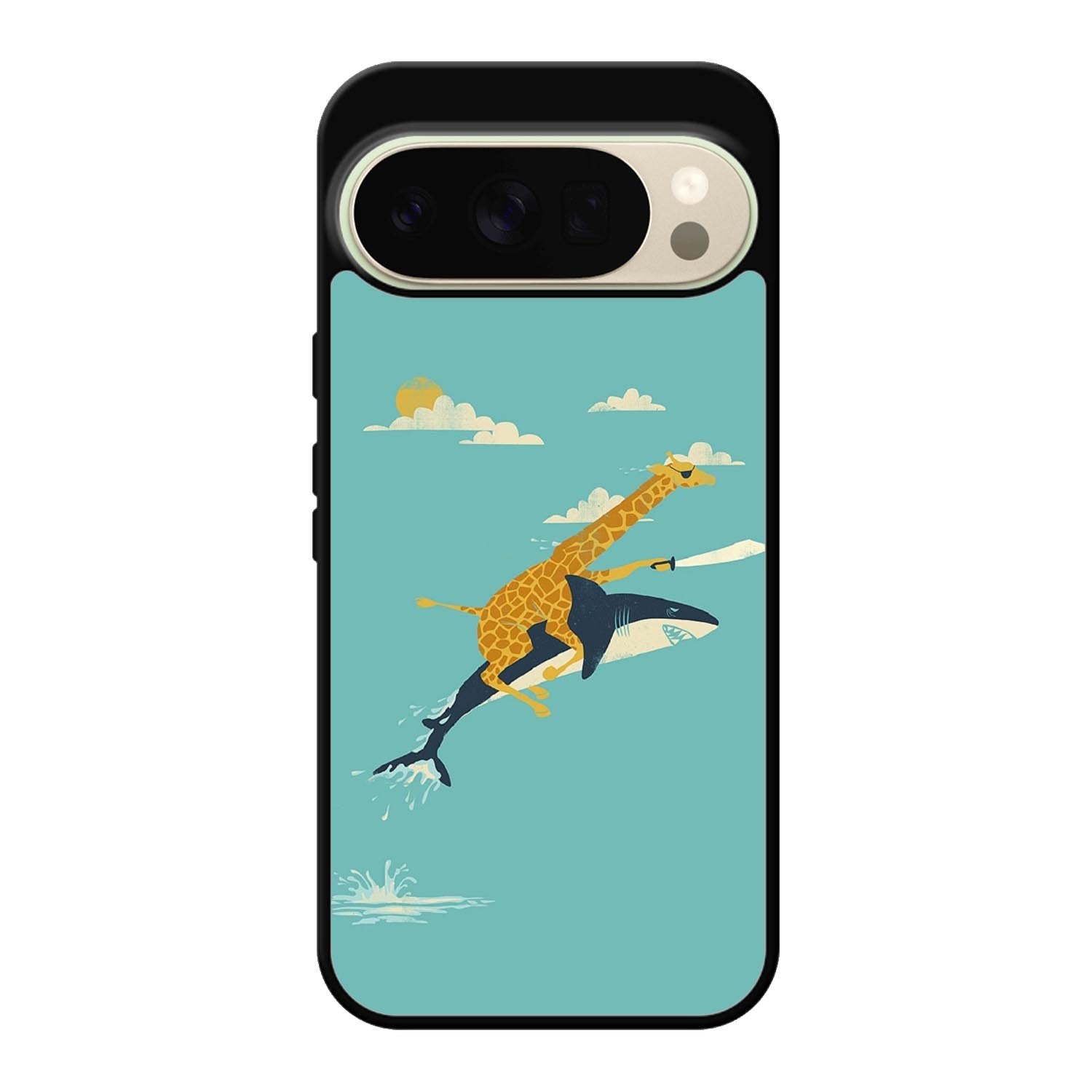 Black Friday offer Giraffe Riding Shark Google Pixel 10 Pro Case