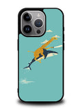 Black Friday offer Giraffe Riding Shark iPhone 15 Pro Case