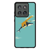 Black Friday offer Giraffe Riding Shark Motorola Moto Edge 2025 Case