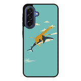 Black Friday offer Giraffe Riding Shark Samsung Galaxy A17 Case