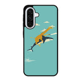 Black Friday offer Giraffe Riding Shark Samsung Galaxy A56 Case OV0677