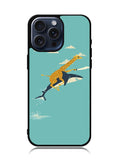 Black Friday offer Giraffe Riding Shark iPhone 15 Pro Max Case