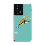 Black Friday offer Giraffe Riding Shark Motorola Moto G Power 5G 2024 Case OV2544