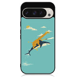 Black Friday offer Giraffe Riding Shark Google Pixel 9 Pro XL Case