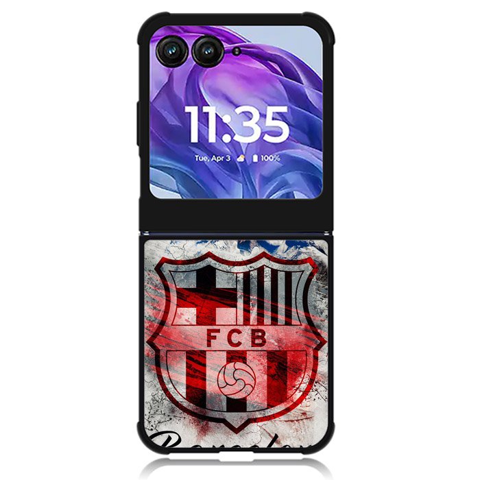 FC Barcelona Motorola Moto Razr Plus 2024 , Moto Razr+ 2024 Case OV1846