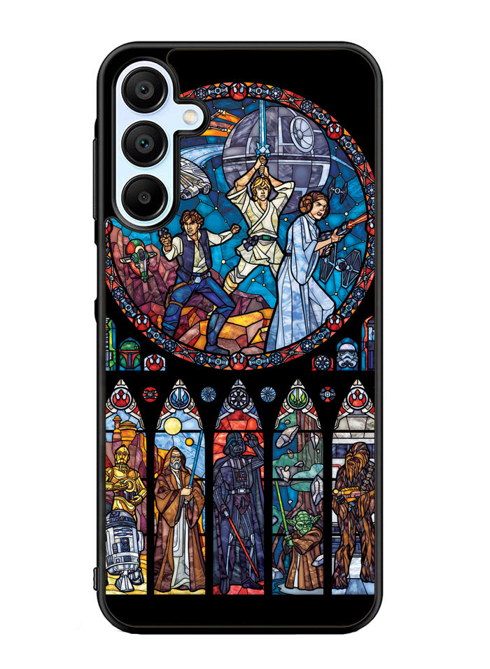 Star Wars Stained Glass Samsung Galaxy A15 5G Case